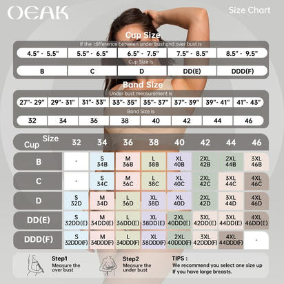 OEAK Comfortable Wireless Women’s Bra