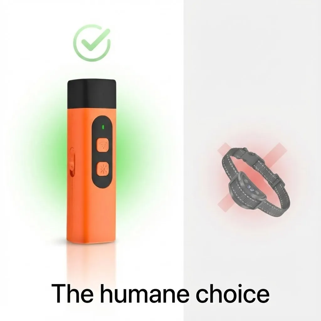 The SilentPaw™ Ultrasonic Dog Trainer — Stop Barking Instantly, No Shock Required