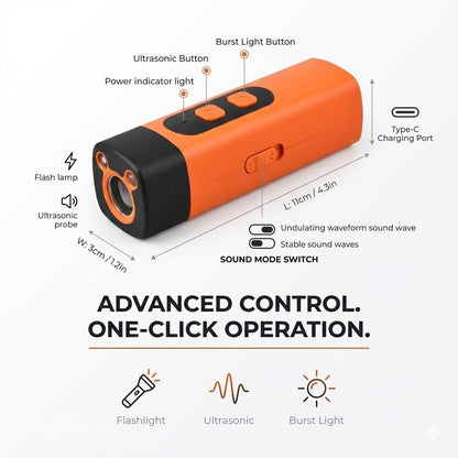 The SilentPaw™ Ultrasonic Dog Trainer — Stop Barking Instantly, No Shock Required